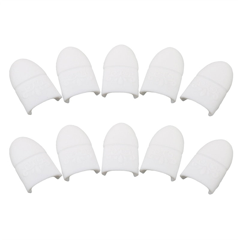 10PC Gel Polish Soak Off Silicone Finger Cover - Consistently Manicured