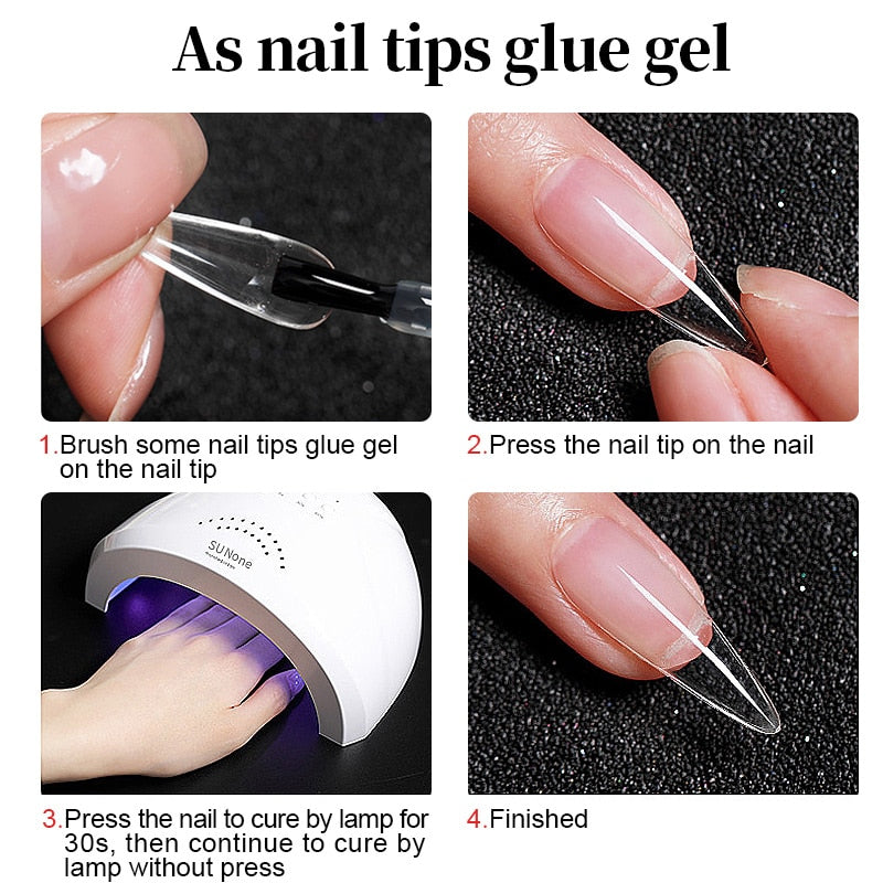 Gel Nail Glue and Builder Gel