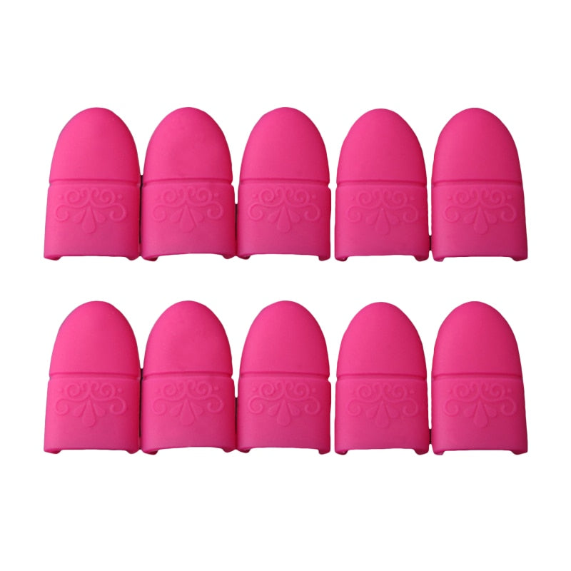 10PC Gel Polish Soak Off Silicone Finger Cover - Consistently Manicured