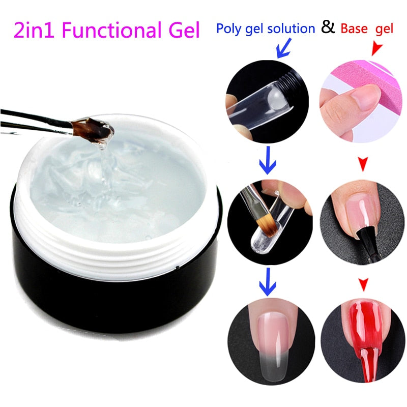 Gel Nail Glue and Builder Gel